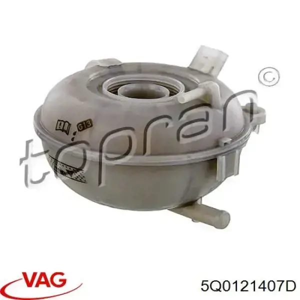 Zbiorniczek wyrównawczy układu chłodzenia VAG 5Q0121407D cena, od 23,75 USD