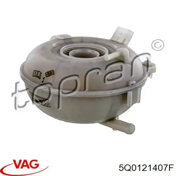 Zbiorniczek wyrównawczy układu chłodzenia VAG 5Q0121407F cena, od 23,75 USD