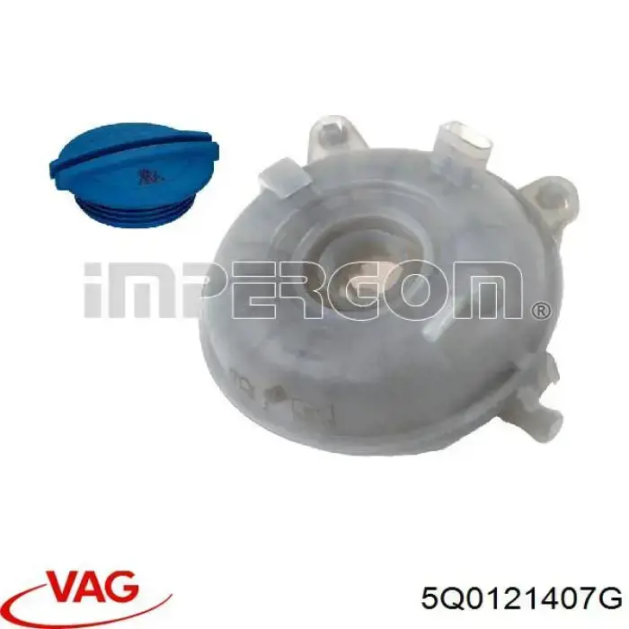 5Q0121407G VAG Zbiorniczek wyrównawczy układu chłodzenia