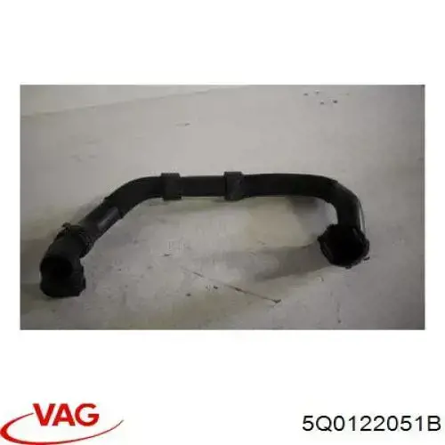 5Q0122051B VAG Przewód (króciec) chłodnicy dolny