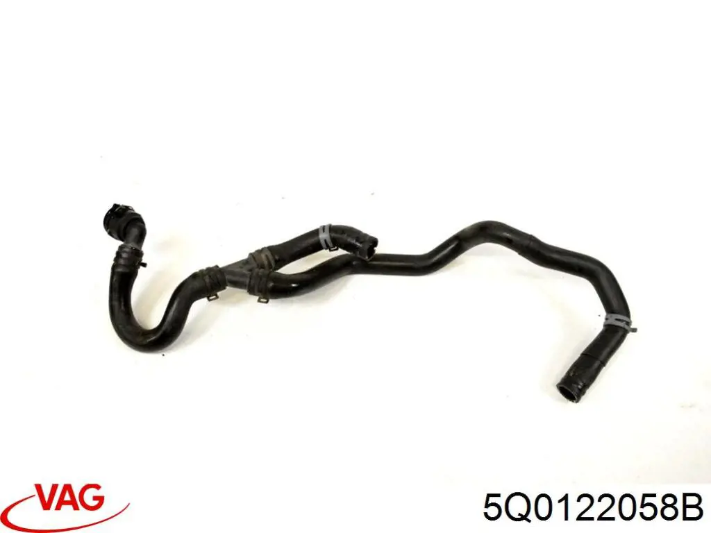 Do koszyka 5Q0122058B VAG Przewód (króciec) układu chłodzenia