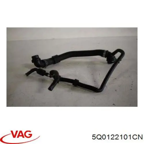 Przewód (króciec) chłodnicy górny do Skoda Octavia III A7 5E3, NL3, NR3