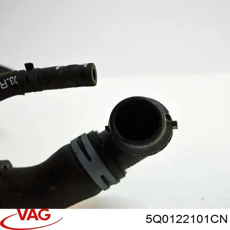 Do koszyka Przewód (króciec) chłodnicy górny Skoda Octavia III A7 5E3, NL3, NR3