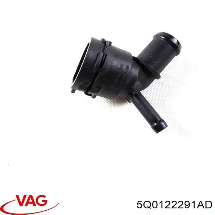 Kołnierz układu chłodzenia (trójnik) VAG 5Q0122291AD cena, od 7,59 USD