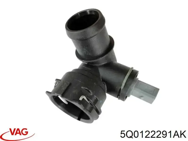 Kołnierz układu chłodzenia (trójnik) VAG 5Q0122291AK cena, od 9,49 USD