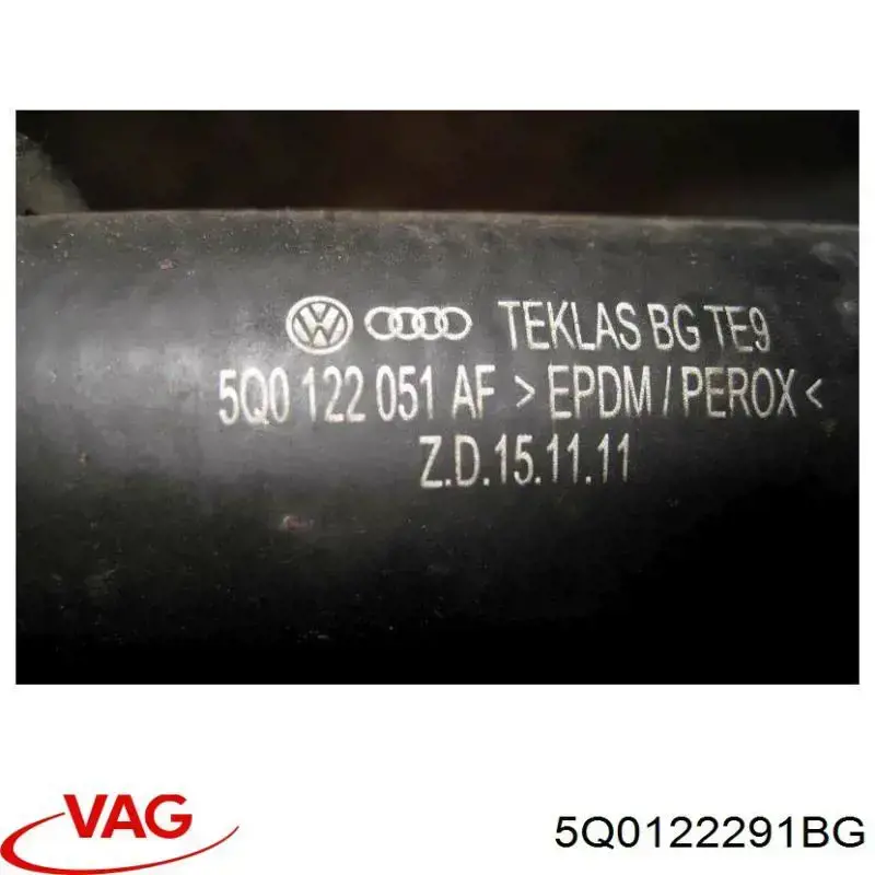 Kołnierz układu chłodzenia (trójnik) VAG 5Q0122291BG cena, od 7,31 USD