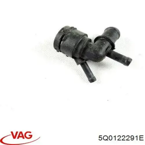 Kołnierz układu chłodzenia (trójnik) VAG 5Q0122291E cena, od 9,79 USD
