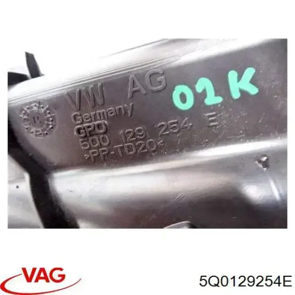 Do koszyka Wlot powietrza do filtra powietrza Volkswagen Jetta VII BU3, BU4