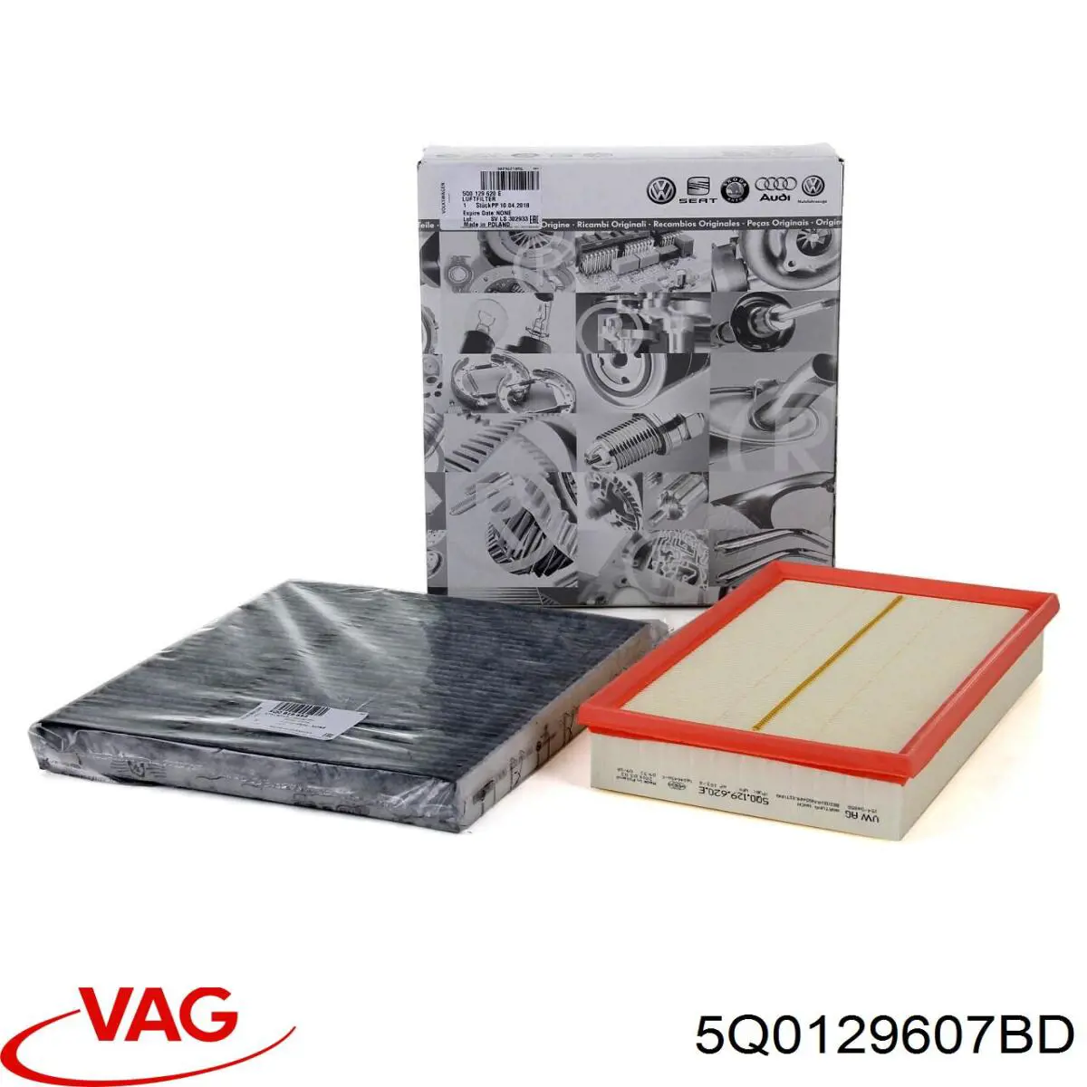 Obudowa filtra powietrza VAG 5Q0129607BD cena, od 204,31 USD