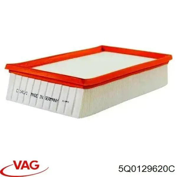 Do koszyka 5Q0129620C VAG Filtr powietrza