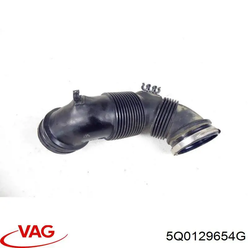 5Q0129654G VAG Króciec powietrza, wlot do turbiny (doładowanie)