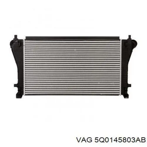 Do koszyka 5Q0145803AB VAG Chłodnica intercoolera