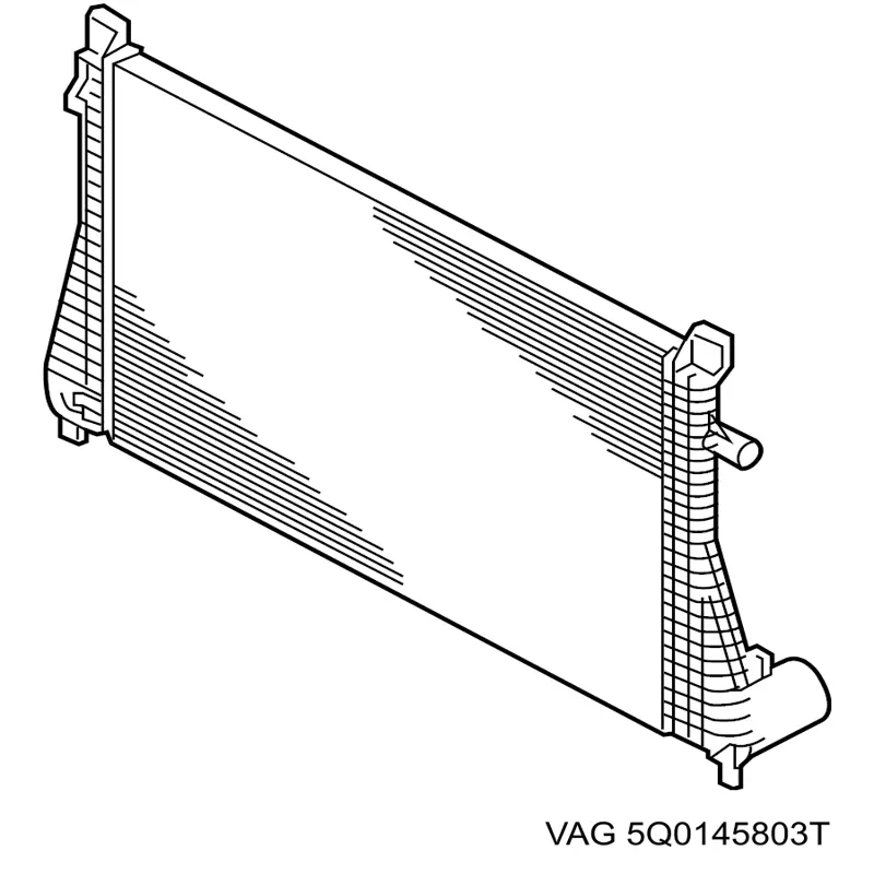 Chłodnica intercoolera VAG 5Q0145803T cena, od 225,63 USD