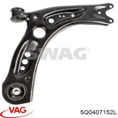 Wahacz zawieszenia przedniego dolny prawy VAG 5Q0407152L cena, od 56,28 USD