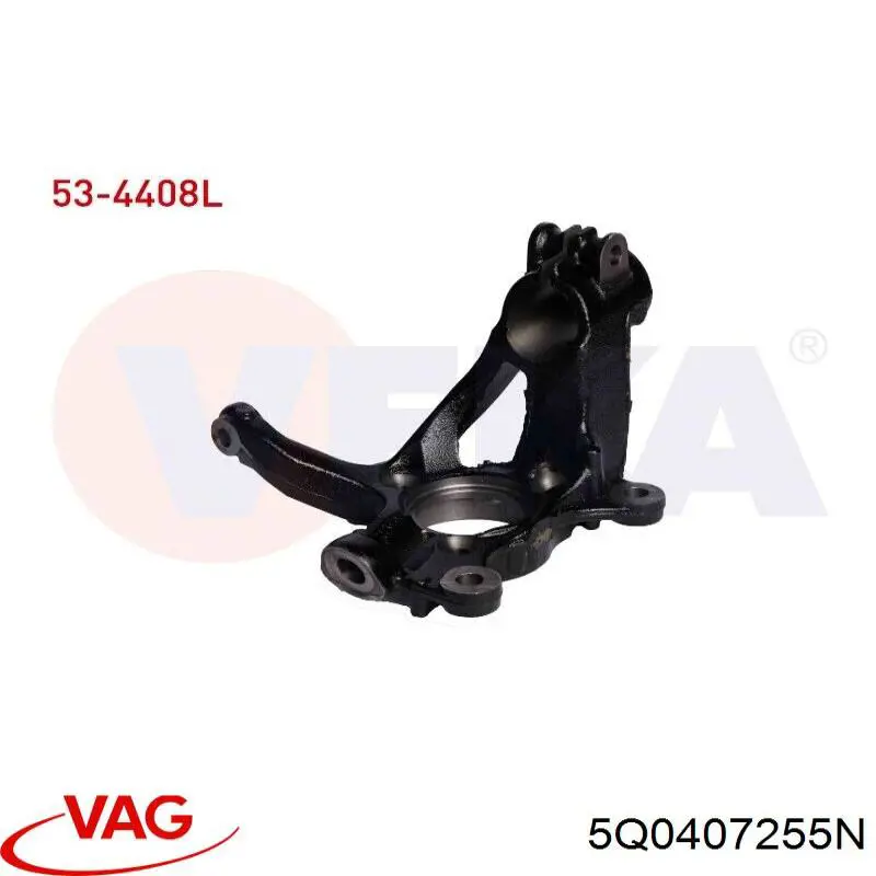 Do koszyka 5Q0407255N VAG Czop (zwrotnica) przedni lewy