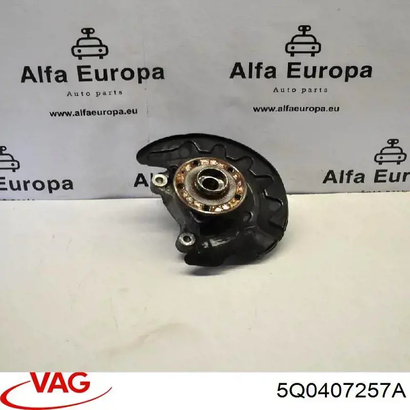 Czop (zwrotnica) przedni lewy VAG 5Q0407257A cena, od 141,68 USD