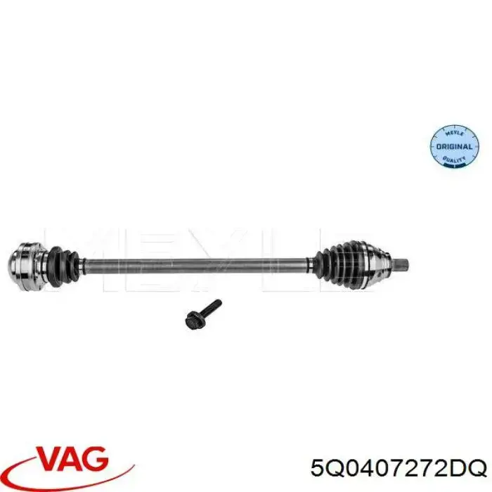 Półoś napędowa przednia prawa VAG 5Q0407272DQ cena, od 131,10 USD