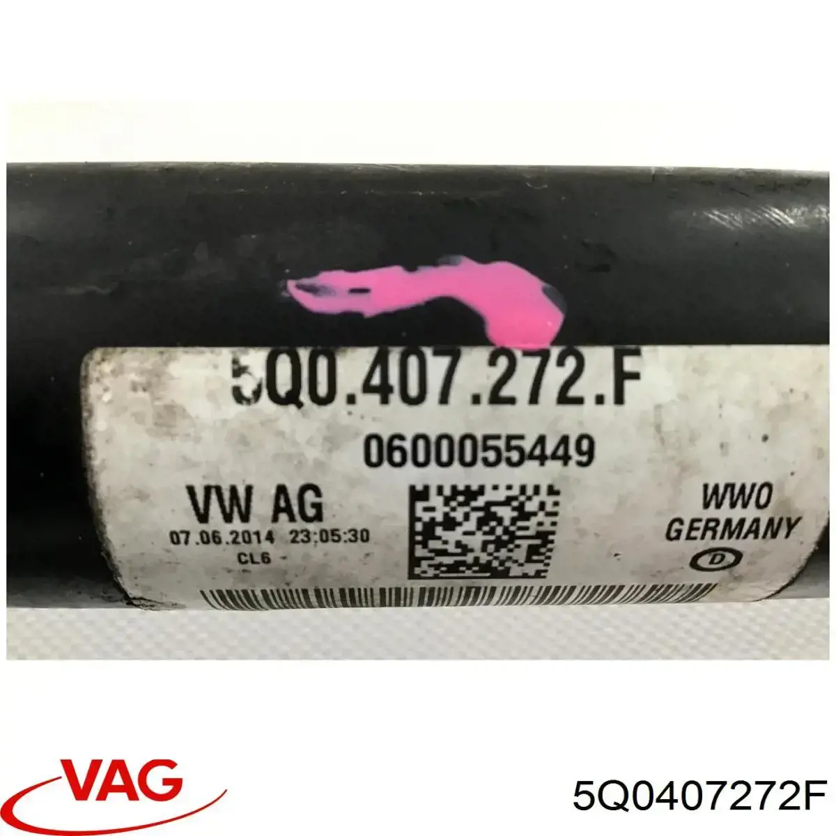 Do koszyka 5Q0407272F VAG Półoś napędowa przednia prawa