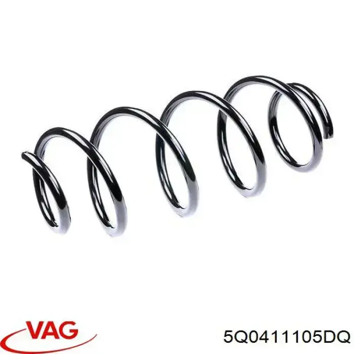 Sprężyna przednia VAG 5Q0411105DQ cena, od 60,72 USD