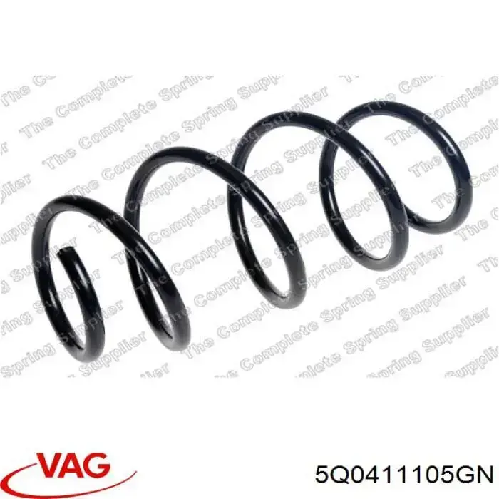 Sprężyna przednia VAG 5Q0411105GN cena, od 63,66 USD