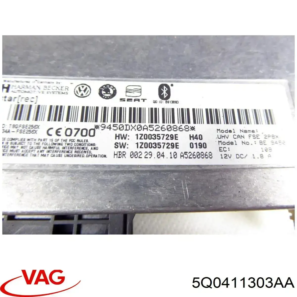 Do koszyka 5Q0411303AA VAG Stabilizator przedni