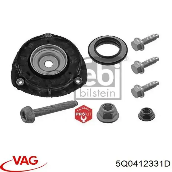 Poduszka amortyzatora przedniego 5Q0412331D VAG