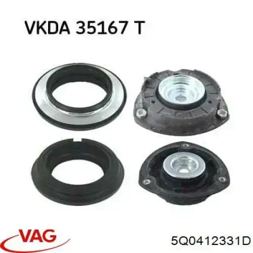 Poduszka amortyzatora przedniego VAG 5Q0412331D cena, od 27,05 USD