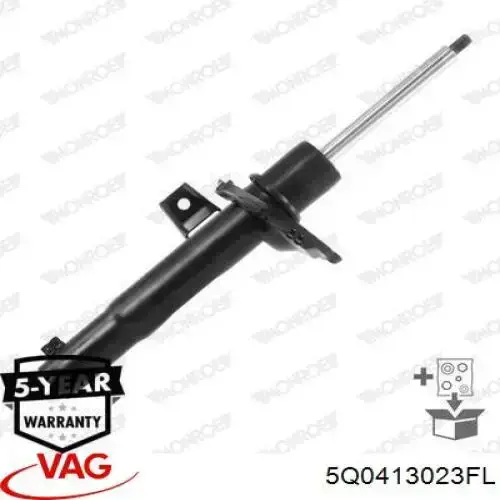 Do koszyka 5Q0413023FL VAG Amortyzator przedni