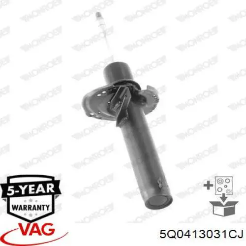 Do koszyka 5Q0413031CJ VAG Amortyzator przedni
