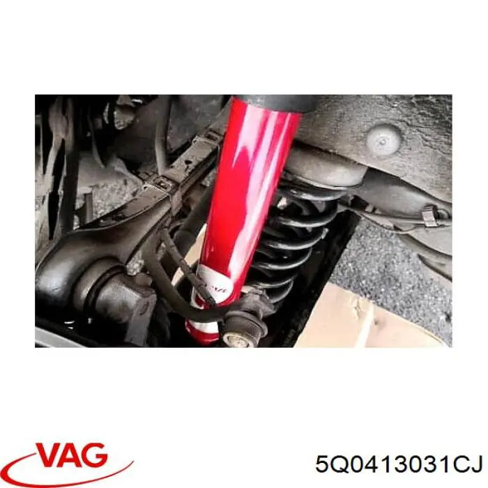 Amortyzator przedni 5Q0413031CJ VAG
