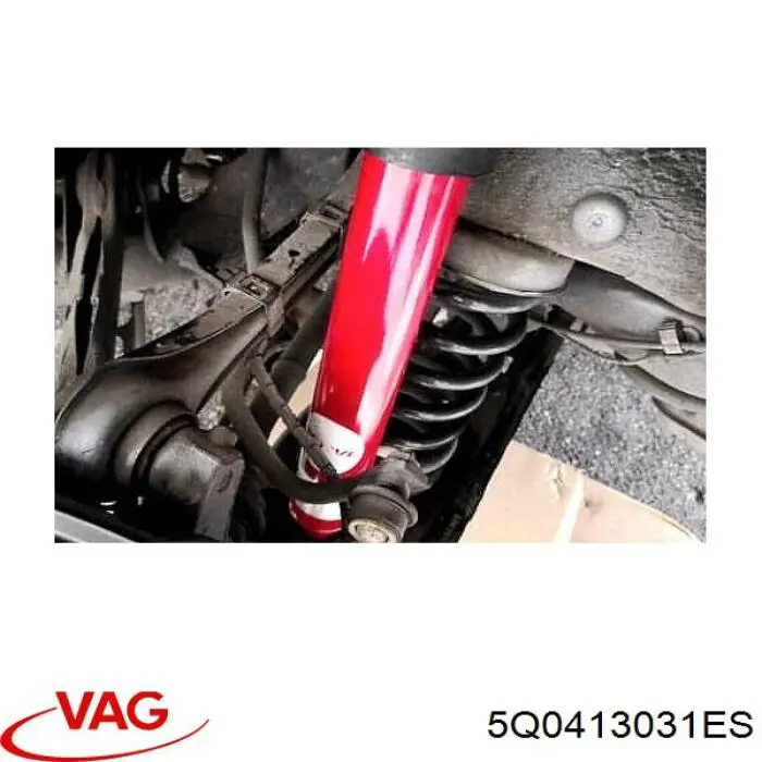 Amortyzator przedni 5Q0413031ES VAG