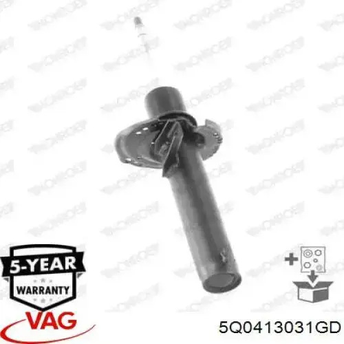 Amortyzator przedni 5Q0413031GD VAG