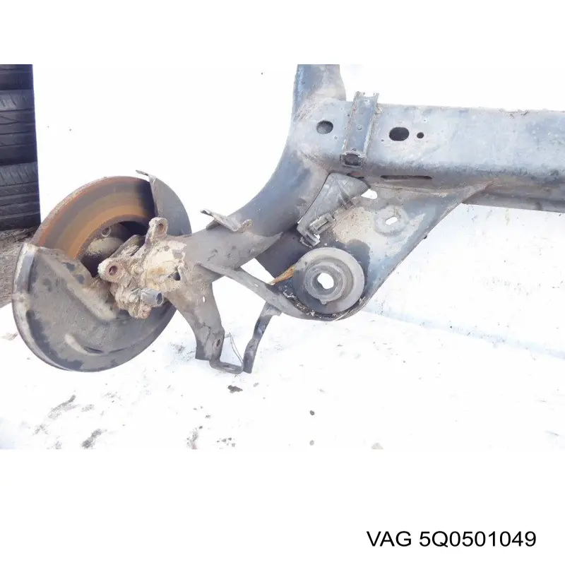 Korpus osi tylnej 5Q0501049 VAG