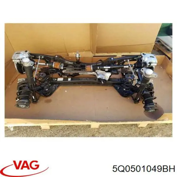 Do koszyka 5Q0501049D VAG Korpus osi tylnej