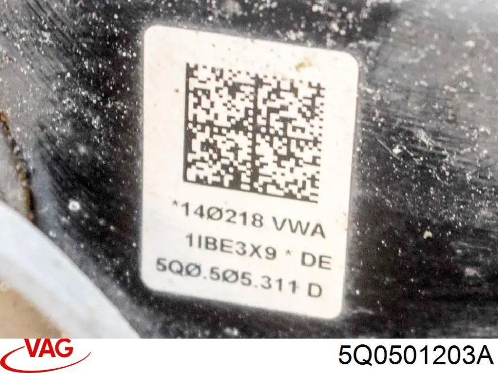Do koszyka 5Q0501203A VAG Półoś tylna lewa