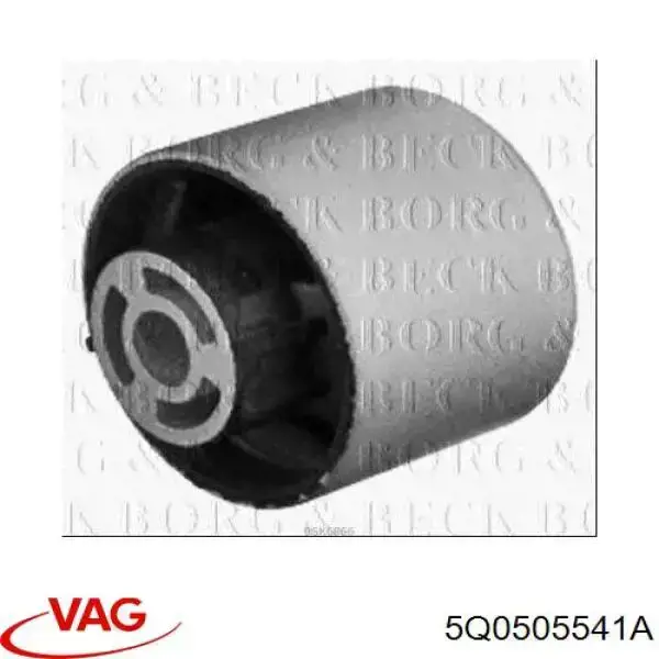 Do koszyka 5Q0505541A VAG Silentblock tylnego wahacza podłużnego przedni
