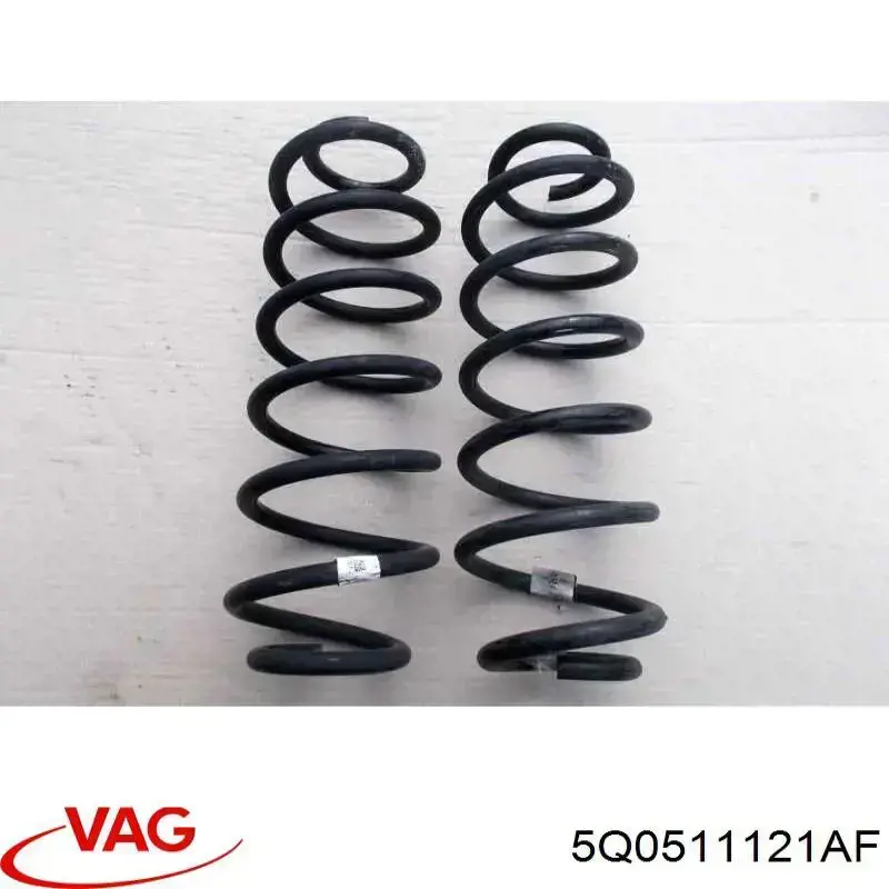 5Q0511121AF VAG Sprężyna tylna
