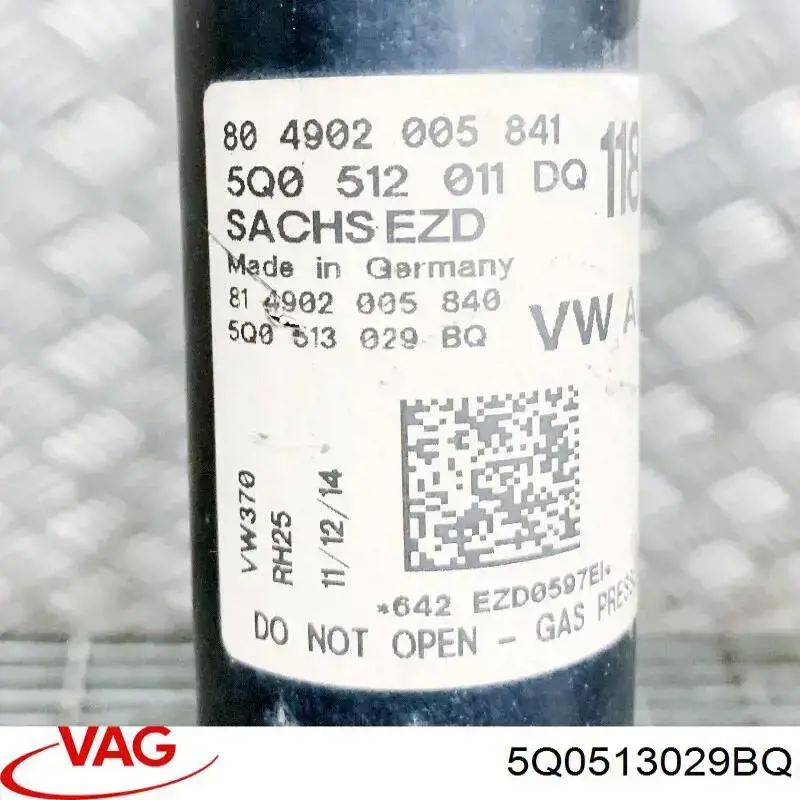 Amortyzator tylny 5Q0513029BQ VAG