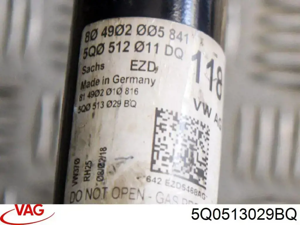 Do koszyka 5Q0513029BQ VAG Amortyzator tylny