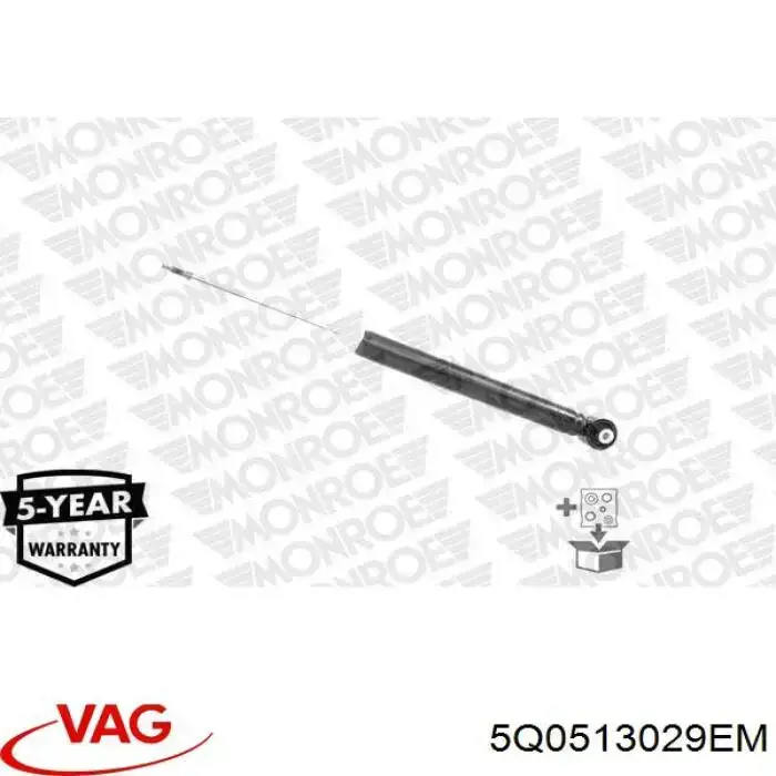 Amortyzator tylny 5Q0513029EM VAG