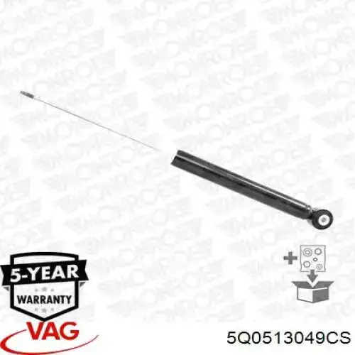 Amortyzator tylny VAG 5Q0513049CS