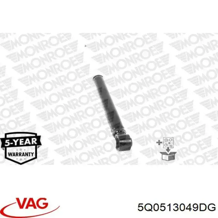 Amortyzator tylny VAG 5Q0513049DG cena, od 40,33 USD
