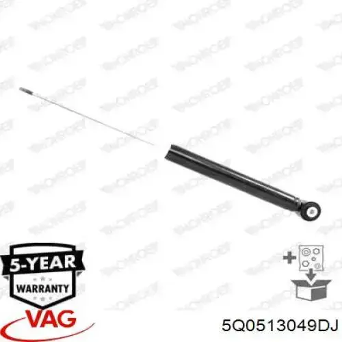 Amortyzator tylny VAG 5Q0513049DJ cena, od 40,33 USD