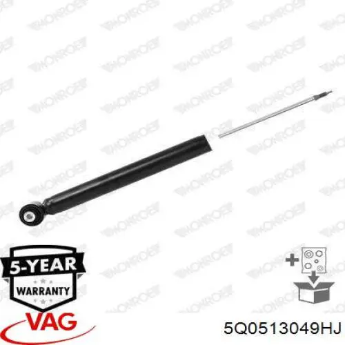 5Q0513049HJ VAG Amortyzator tylny