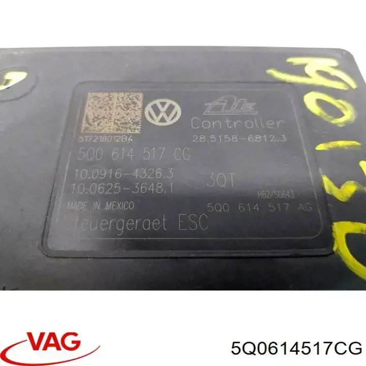 Sterownik ABS  hydrauliczny do Volkswagen Golf ALLTRACK VII BA5, BV5