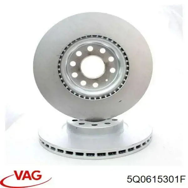 Do koszyka 5Q0615301F VAG Tarcza hamulcowa przednia