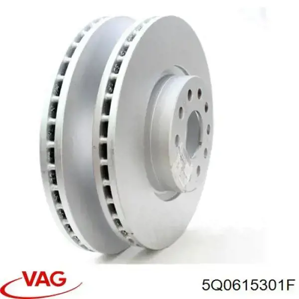 Tarcza hamulcowa przednia 5Q0615301F VAG