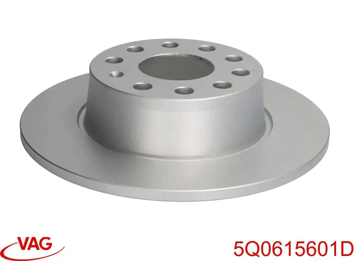 5Q0615601D VAG Tarcza hamulcowa tylna