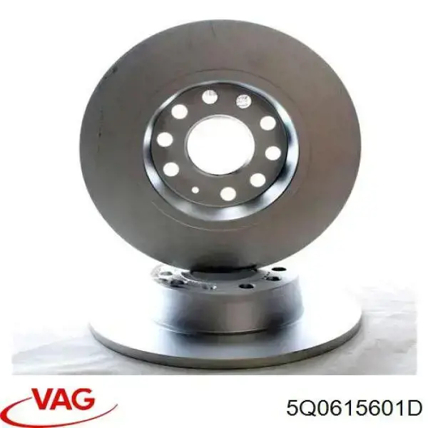 5Q0615601D VAG Tarcza hamulcowa tylna