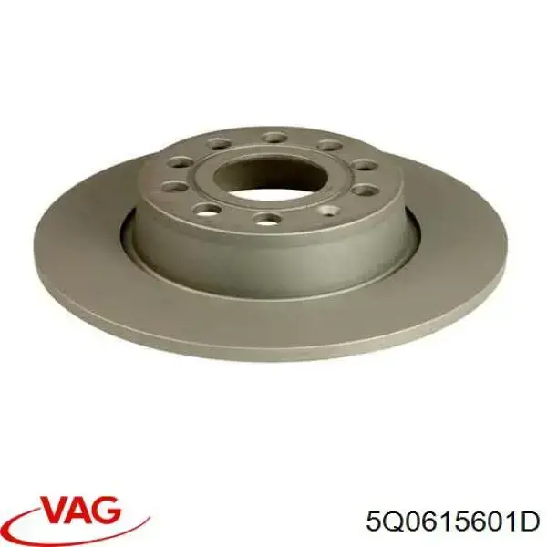 Do koszyka 5Q0615601D VAG Tarcza hamulcowa tylna